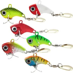 Metal Vib Jig Spinner Oscilante – Cuchara de Invierno para Pesca