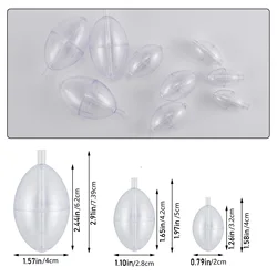 Boya Bobber transparente PVC – Strike indicator deslizante