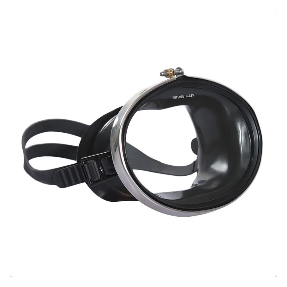Máscara de buceo submarino – Lentes vidrio templado y vista amplia - imagen 2