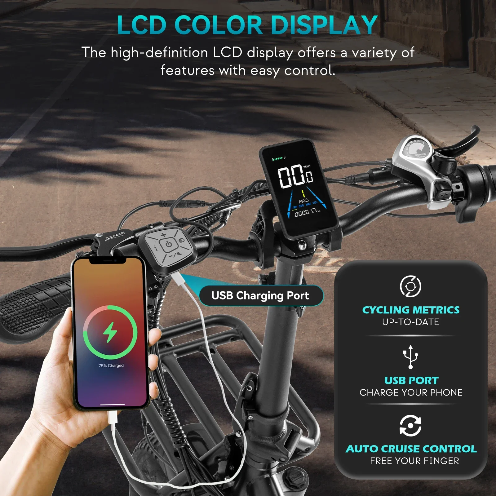 FAFREES F20 – Bicicleta eléctrica MTB 750W pliable para adulto - imagen 3