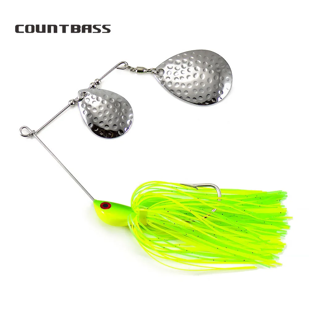 Spinnerbait Countbass con gancho VMC – Faldón de silicona - imagen 2