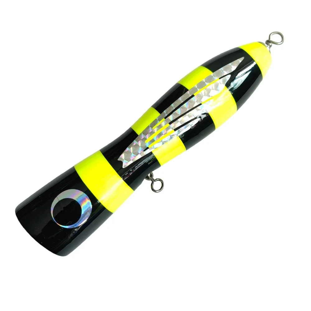 Topwater GT Woodend Popper de madera – Señuelo superficie grande - imagen 2