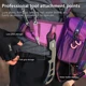 Bolsa impermeable de pesca multifuncional morada, riñonera y mochila - imagen 5