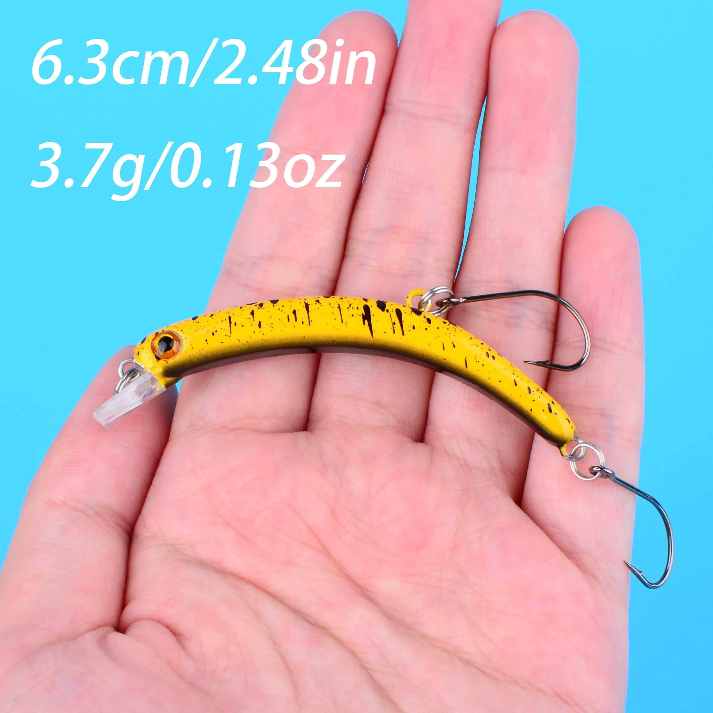 Señuelo duro minnow para trucha, lucio y lubina – perca - imagen 4