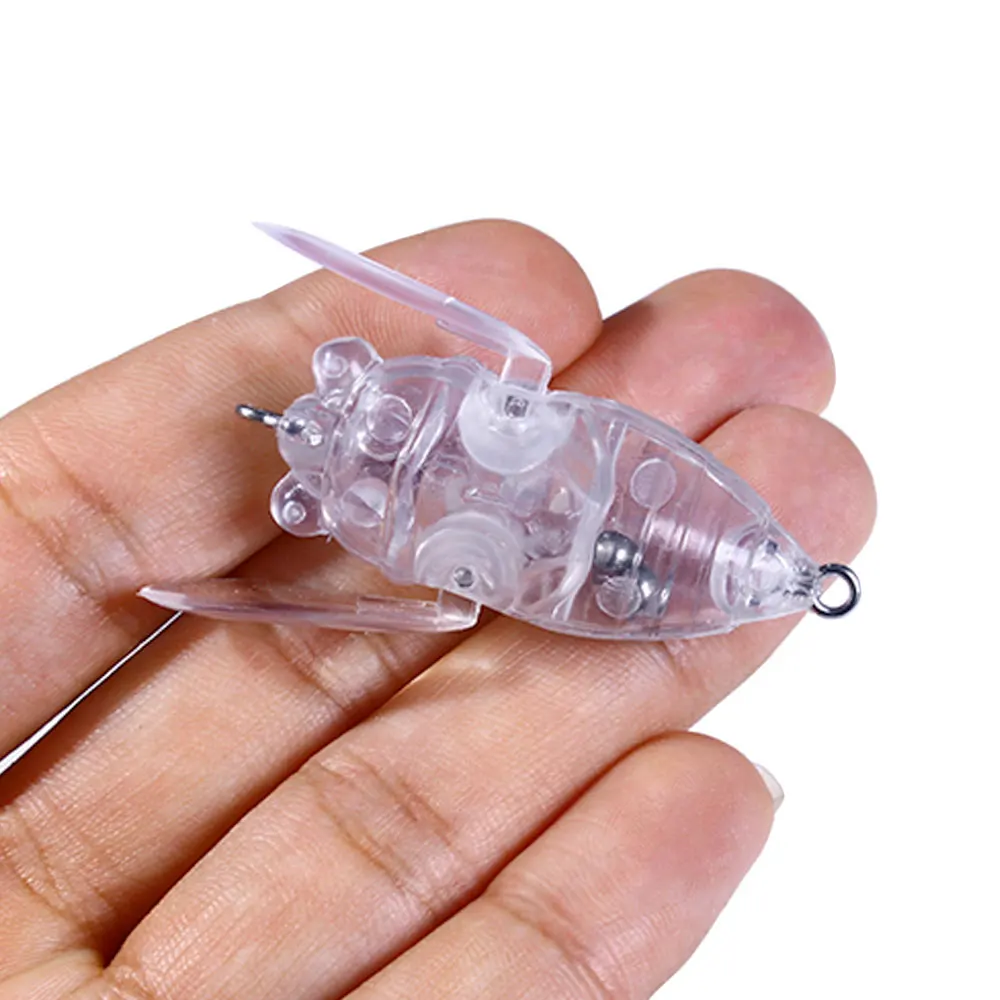 Pack de 10 señuelos de insecto cigaña sin pintar de 4 cm
