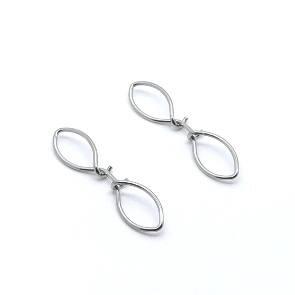 Conector rápido de acero inoxidable para pesca - Pin giratorio - imagen 4