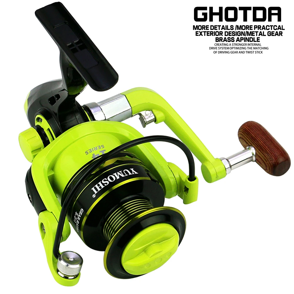 Carrete Ghotda spinning agua salada – 5.2:1 velocidad, potente ultrligero - imagen 5