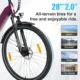 Bicicleta eléctrica urbana con sensor de par y freno hidráulico - imagen 4