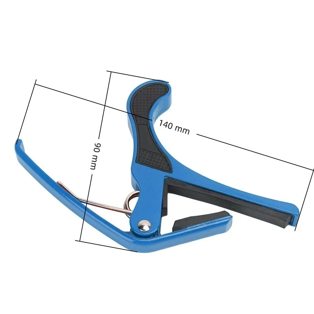 Capo sobre mástil de guitarra