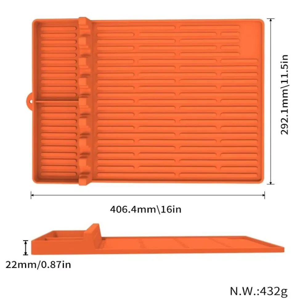 Alfombrilla protectora para herramientas de BBQ