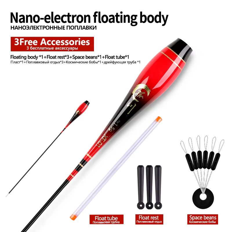Flotador Nano luminoso sin cola – Espaciador y boya para pesca