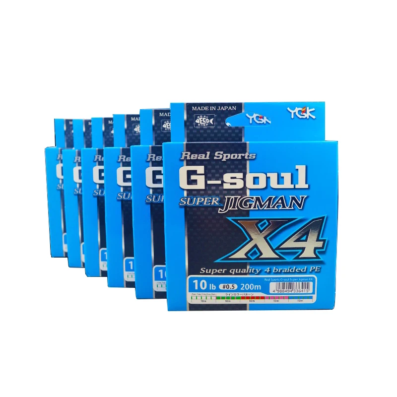 YKG G Soul X4 Hilo trenzado PE para pesca - Larga tirada 100% Japón