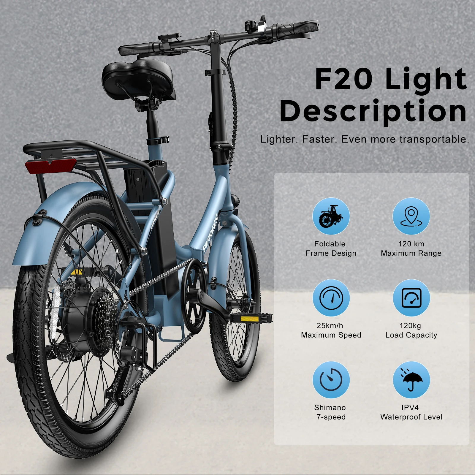 FAFREES F20 ruedas anchas tipo MTB