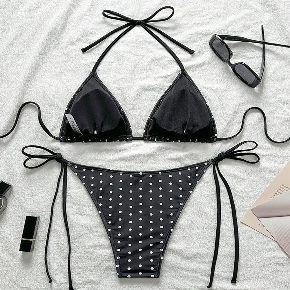 Bikini de lunares informal de verano para la playa, vacaciones - imagen 5