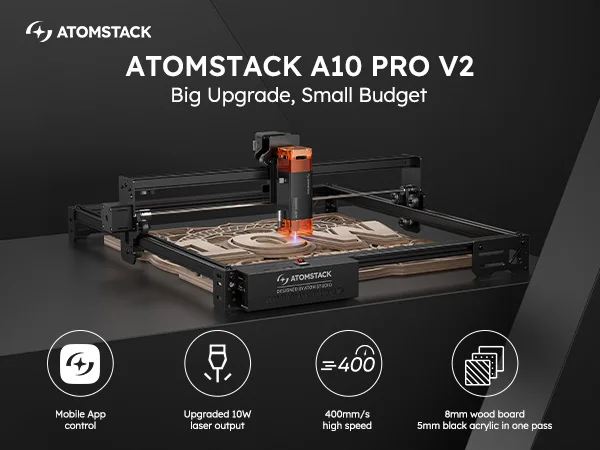 Vista del ATOMSTACK A10 Pro V2