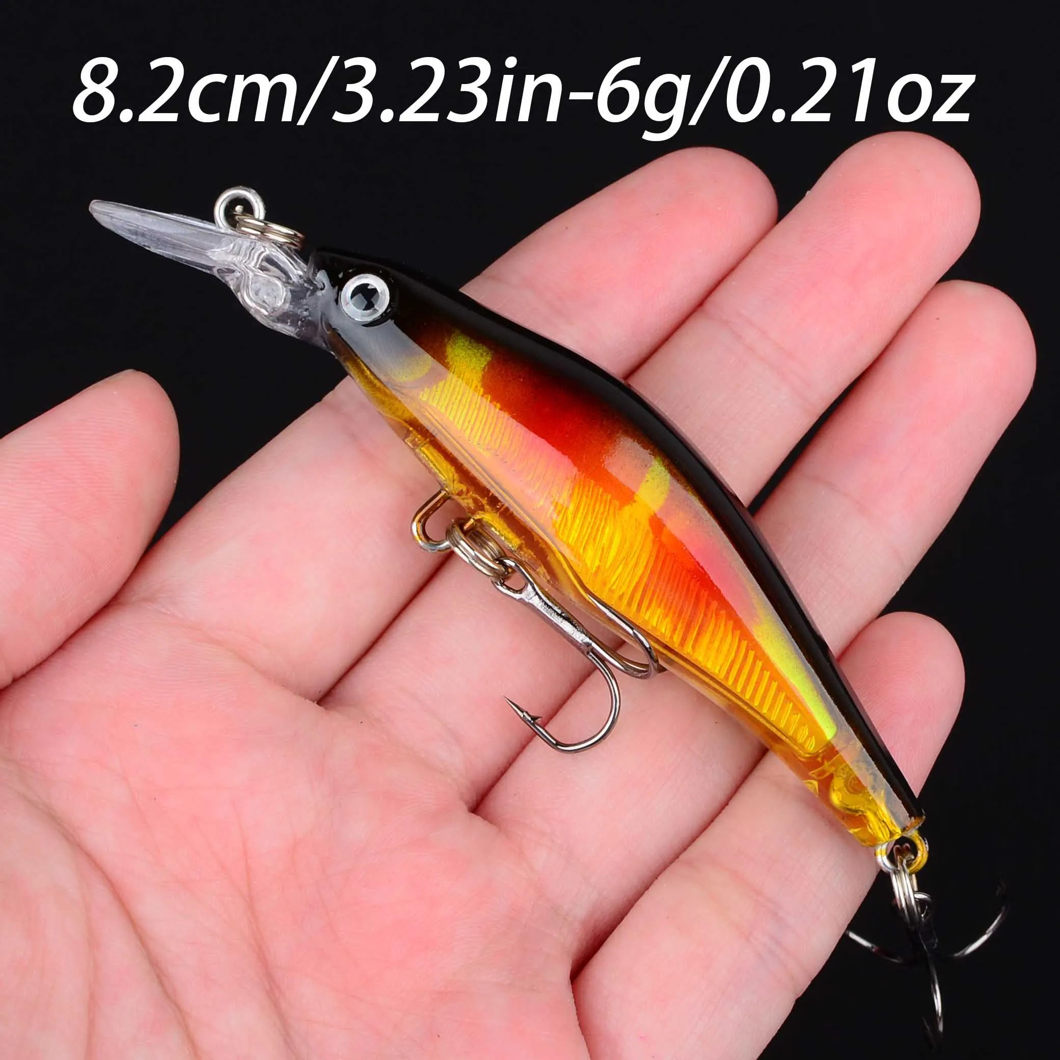 Wobbler Minnow de lanzamiento largo con impulso magnético para carpa - imagen 3