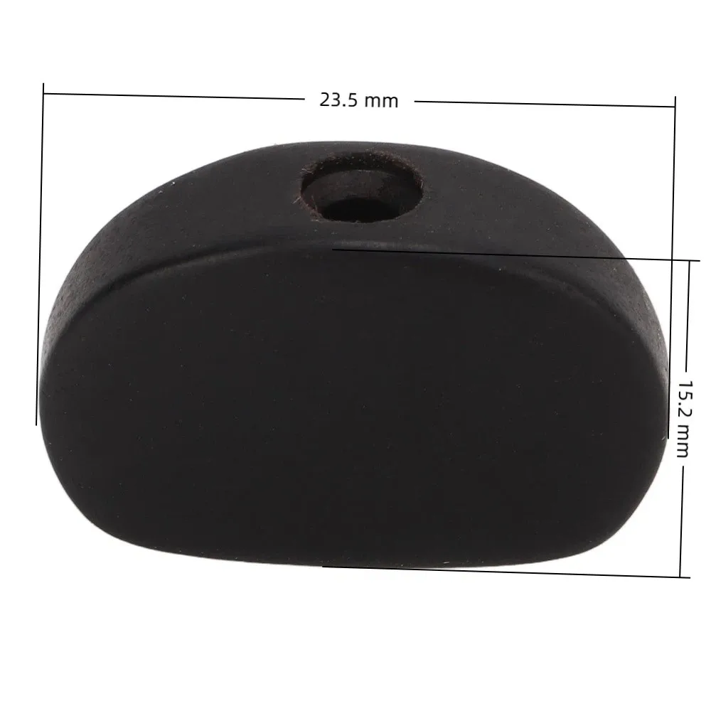 Botones de afinación ébano y metal para guitarra