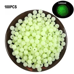 Cuentas luminosas frijoles espaciales para pesca