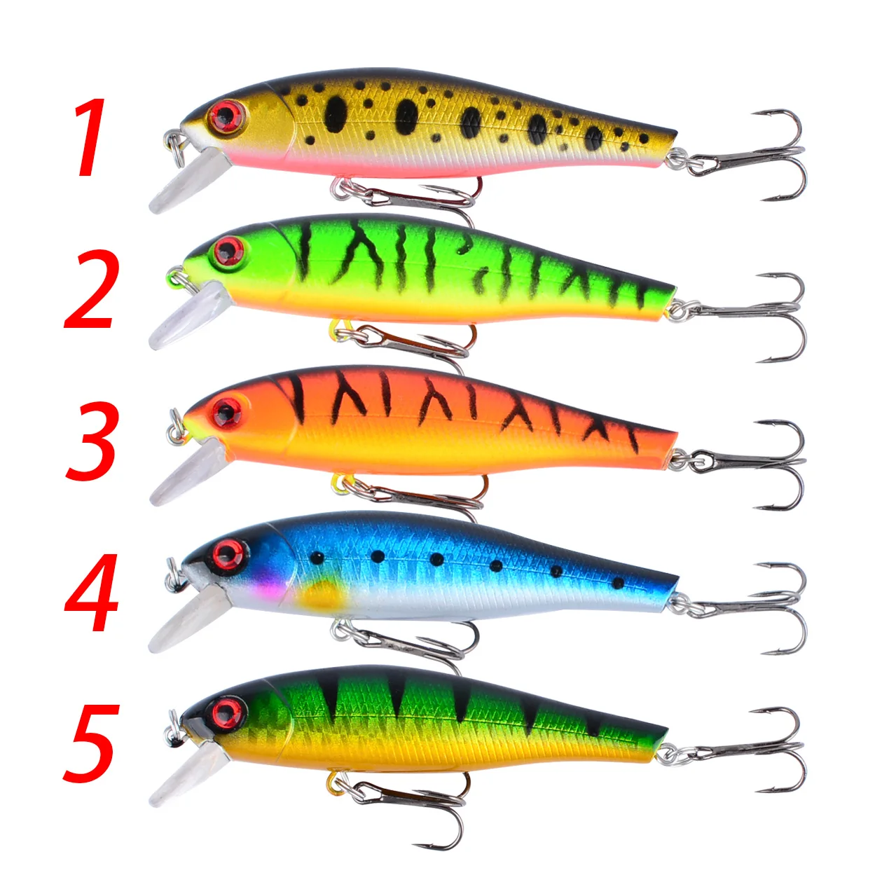 Kit de señuelos duros para carpa: wobbler, crankbait y spinner - imagen 4