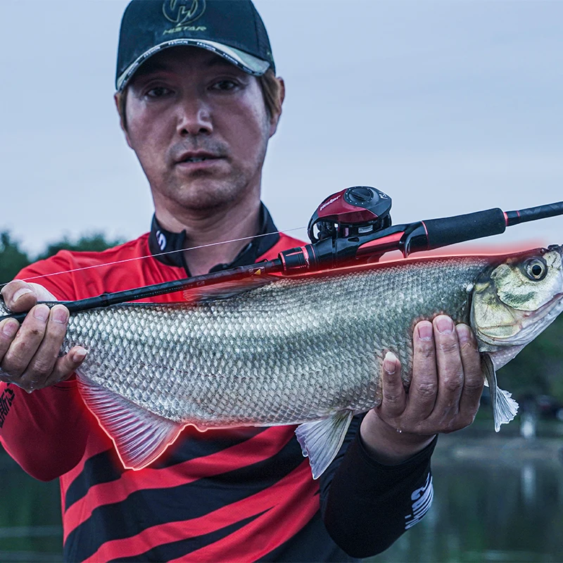 Histar MS-X caña baitcasting acción rápida, carbono y freno doble - imagen 5