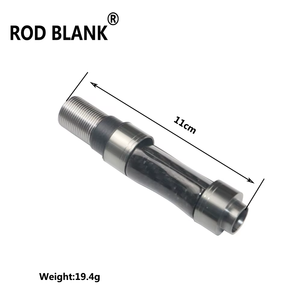 Blank de caña spinning casting 3K carbono con asiento y empuñadura - imagen 3