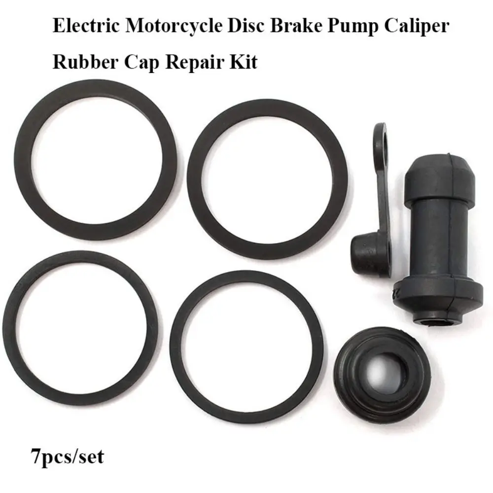 Kit reparación freno disco moto eléctrica – Tapas goma pinza negra