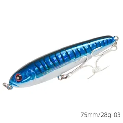 NOEBY stickbait hundido para lubina en lanzamiento desde orilla