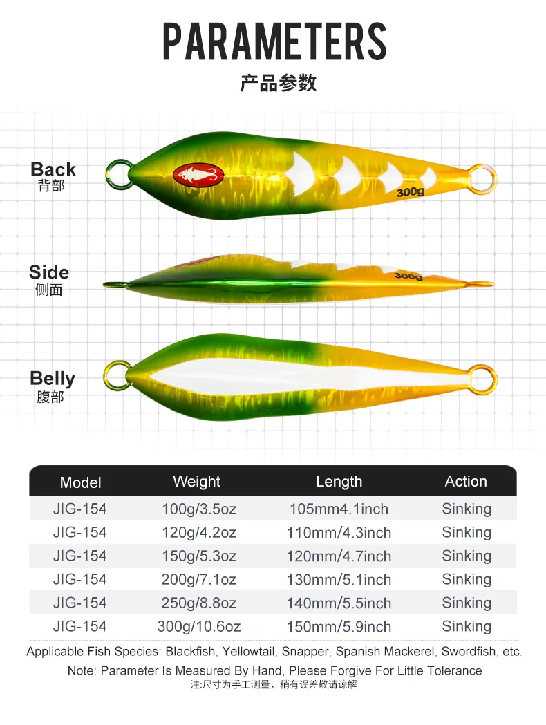 Detalle de acabado y forma para pesca en el mar