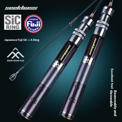 SEEKBASS Catapultas de caña de señuelo UL con anillas guía Fuji