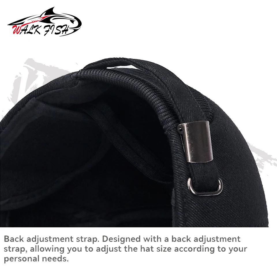 WALK FISH Gorra térmica pesca invierno– Resistente al viento ajustable - imagen 3