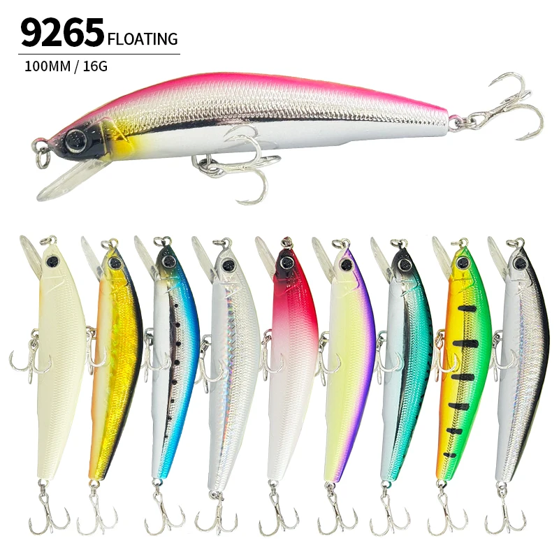 Señuelo Minnow Flotante Crankbait para lubina, trucha, lucio y perca - imagen 5