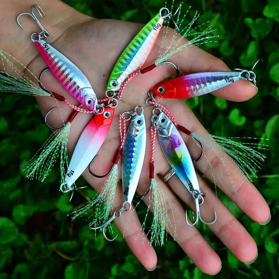 Señuelo para lucio Swimbait con Jig Head metálico Wobbler láser - imagen 4