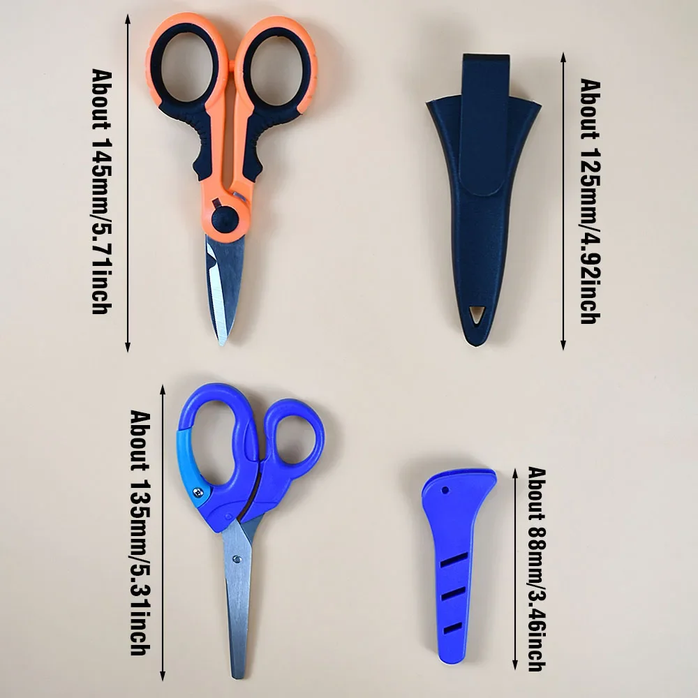 Tijeras de pesca inox para cortar línea trenzada PE – Portátiles - imagen 2