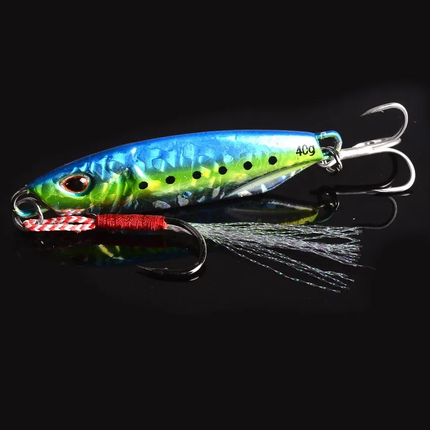 Japen Metal Cast Jig Spoon Señuelo Lubina desde Costa