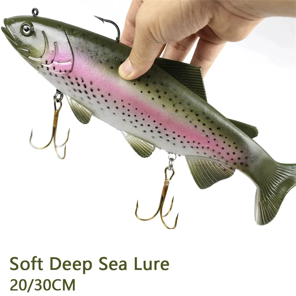 Swimbait Cebo Suave Señuelo Simulado Pez para Mar Aguas Profundas