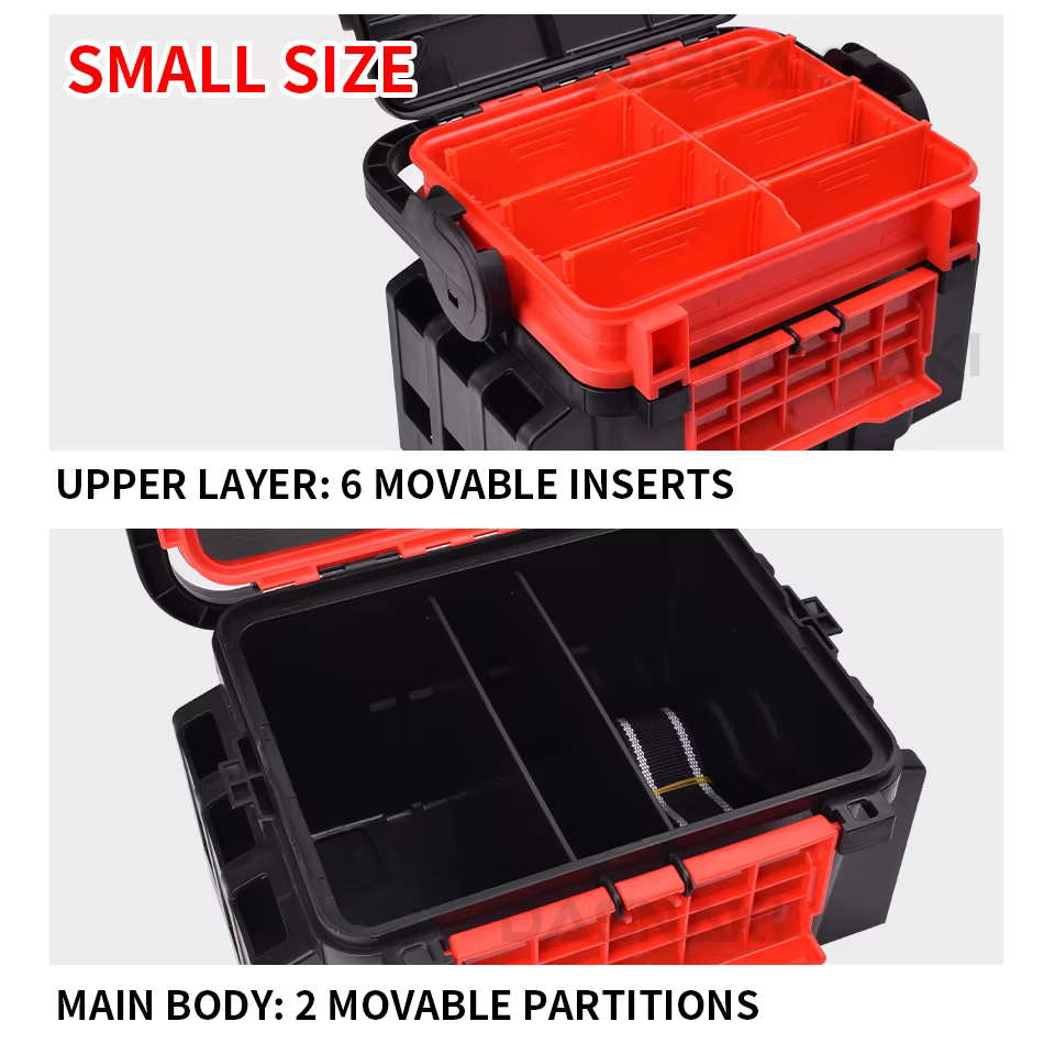 Caja de aparejos impermeable y desmontable — hermética y resistente - imagen 5