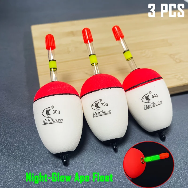 Set de 3 flotadores EVA con ranura para barra luminosa