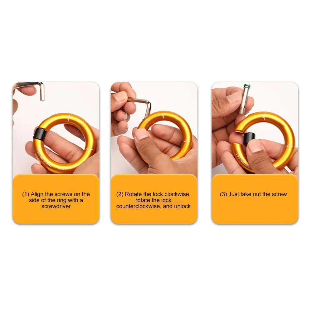 Anillo desmontable con apertura