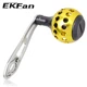Manivela de carrete EKFan – mango de aluminio con un solo pomo - imagen 2