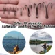 Anzuelos dobles de acero al carbono afilados para pesca con vinilo - imagen 5
