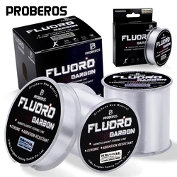 Probero Línea de fluorocarbono alta resistencia pesca