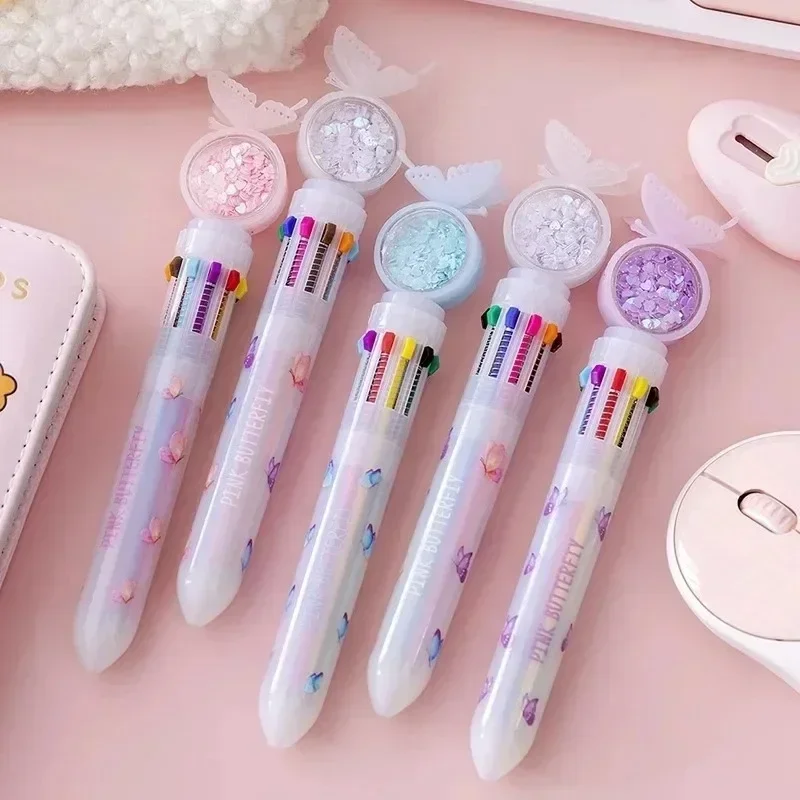 Bolígrafos Kawaii de Navidad multicolor