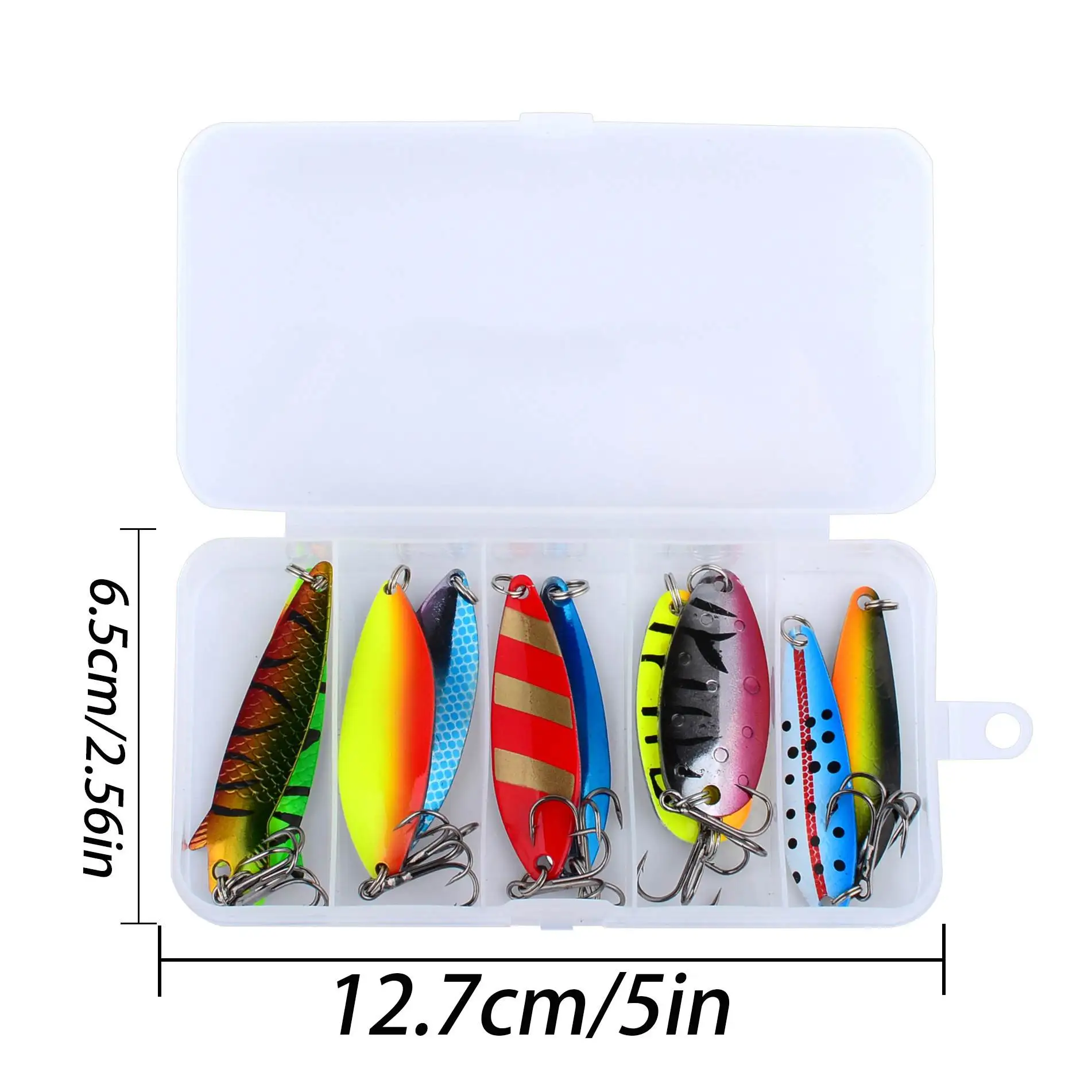 BRAVMACK Cucharas giratorias de metal duro para carpas – Agua dulce - imagen 2