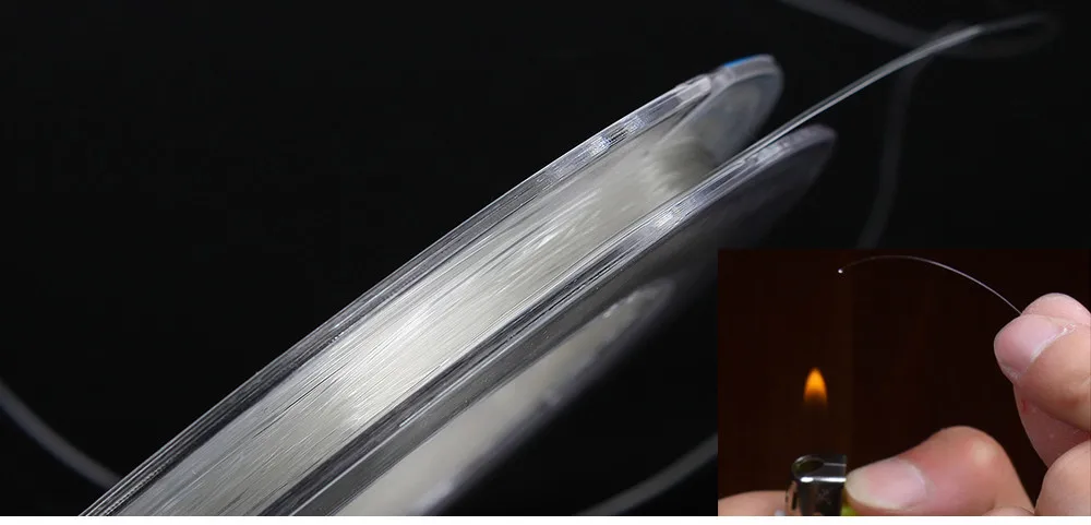 Muestra de la línea bajo agua
