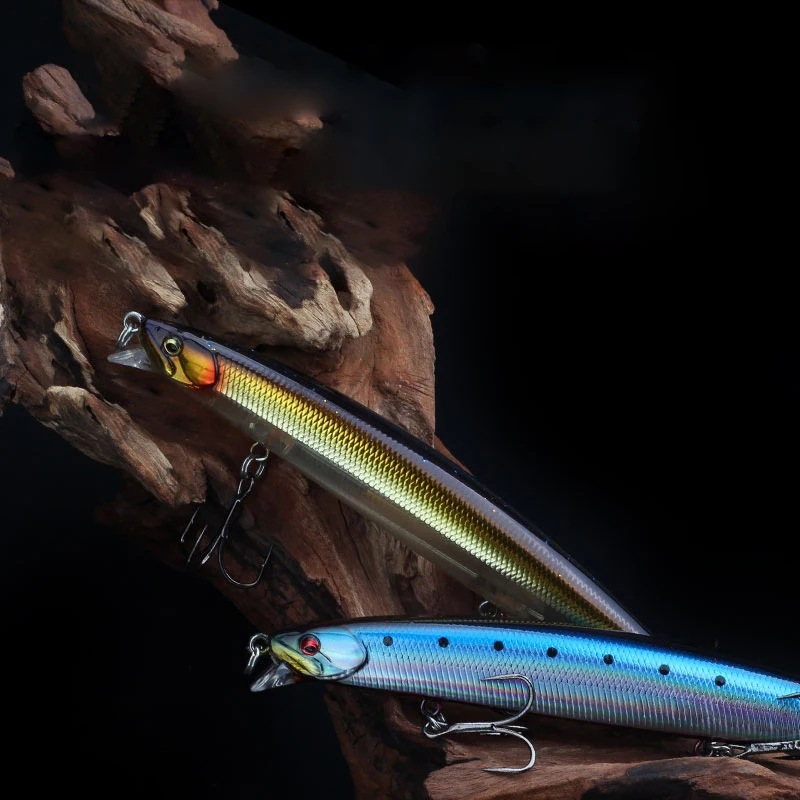 LETOYO Jerkbait hundible de largo alcance para lubina - imagen 4
