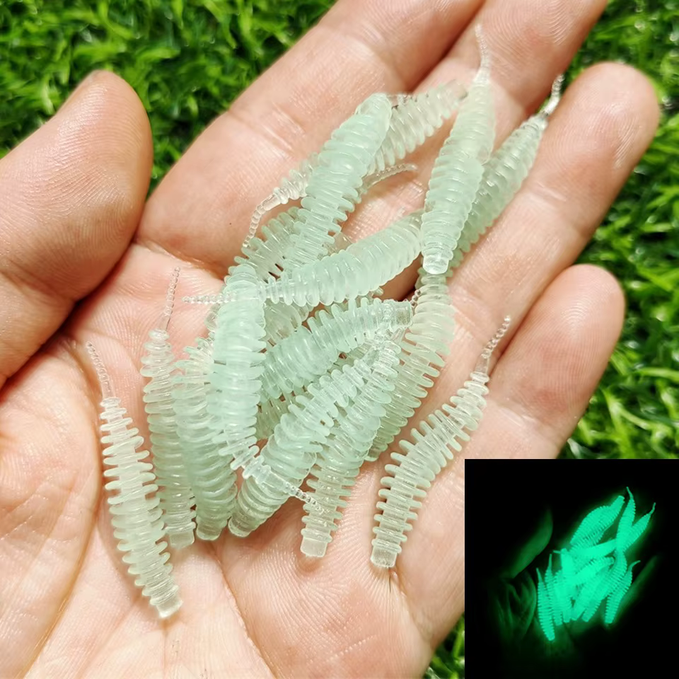 SWOLFY Señuelo Vinilo Pequeño con Anzuelo para Lucio y Calamar - imagen 4