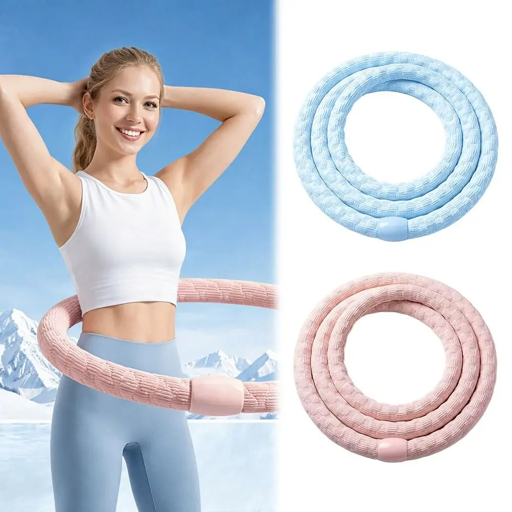 Aro de fitness plegable con resorte y rebote suave para cintura - imagen 5