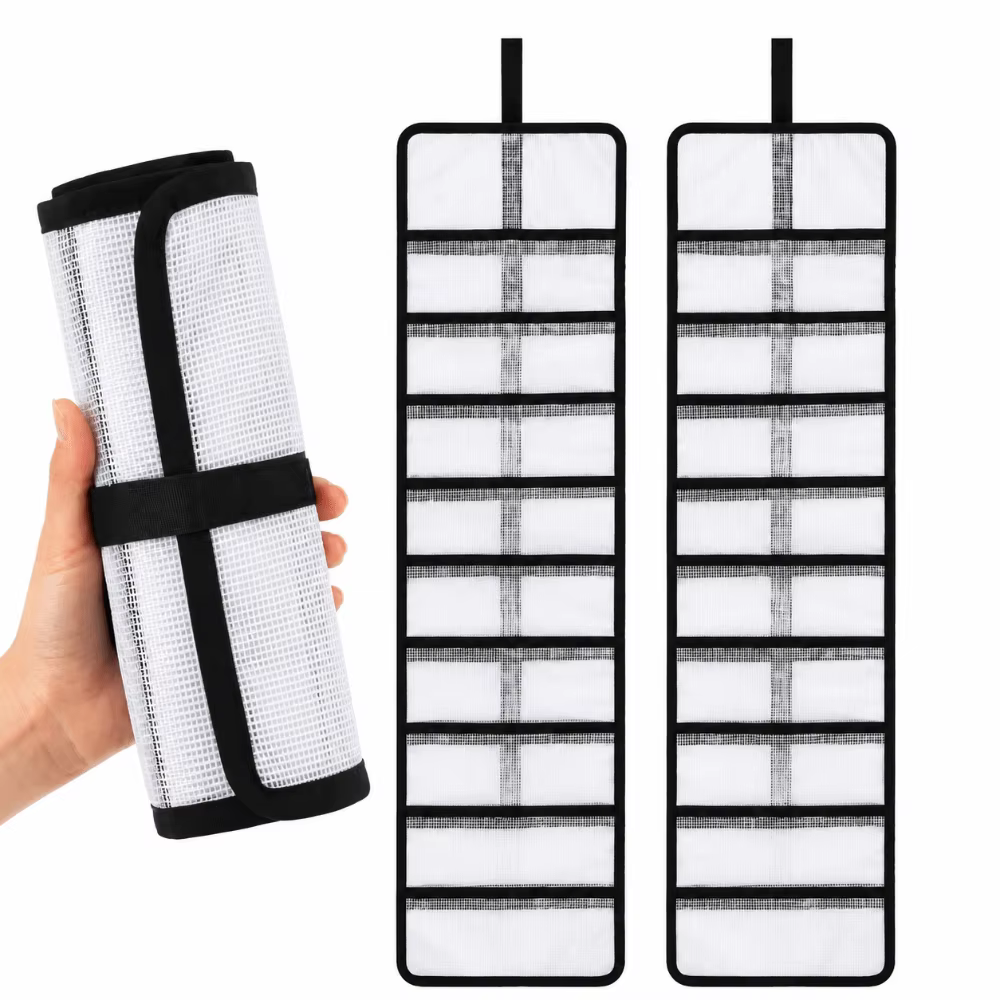 Organizador de Señuelos Enrollable 10 Bolsillos PVC Transparente - imagen 5