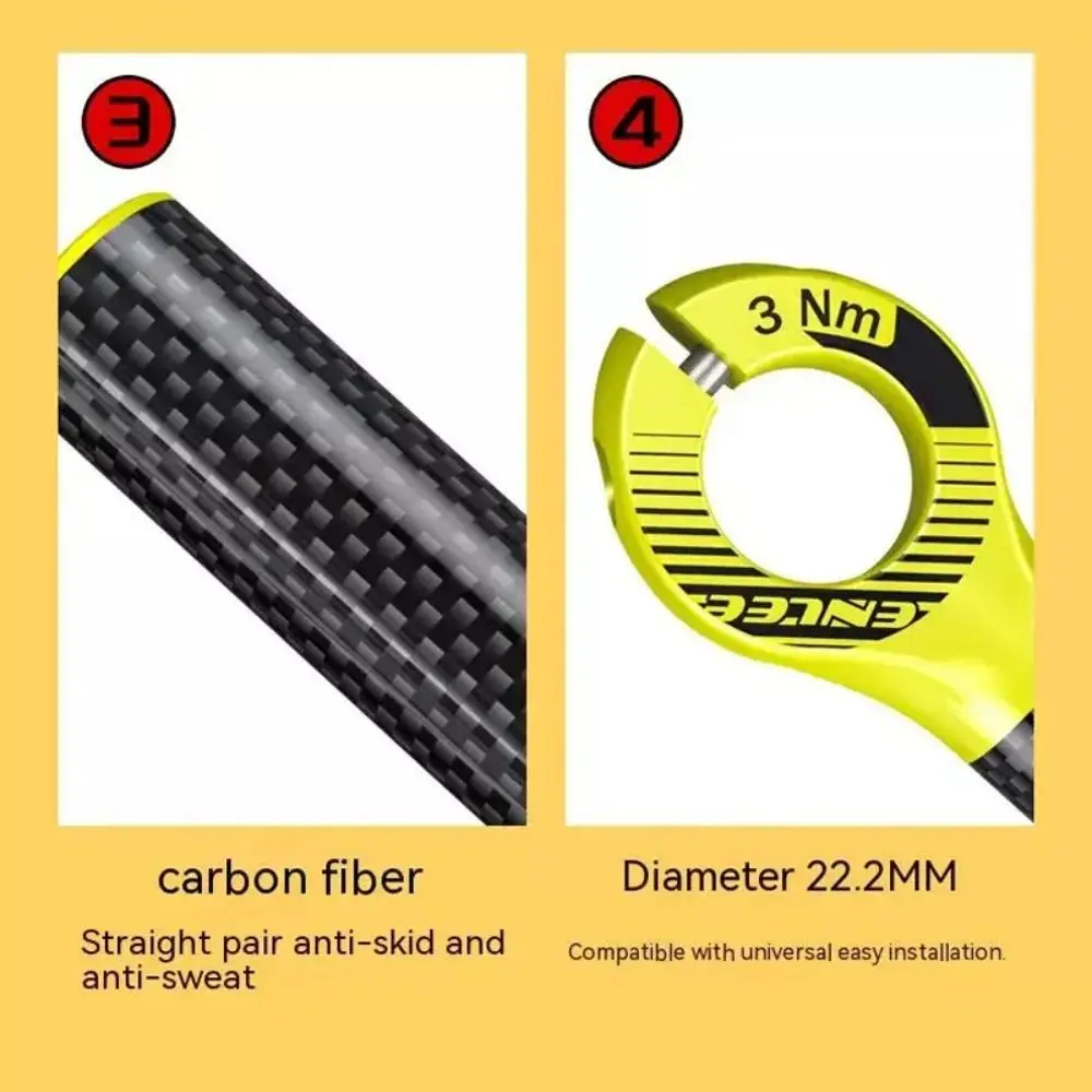 Puños antideslizantes ajustables para bicicleta tipo cuerno de vaca - imagen 2