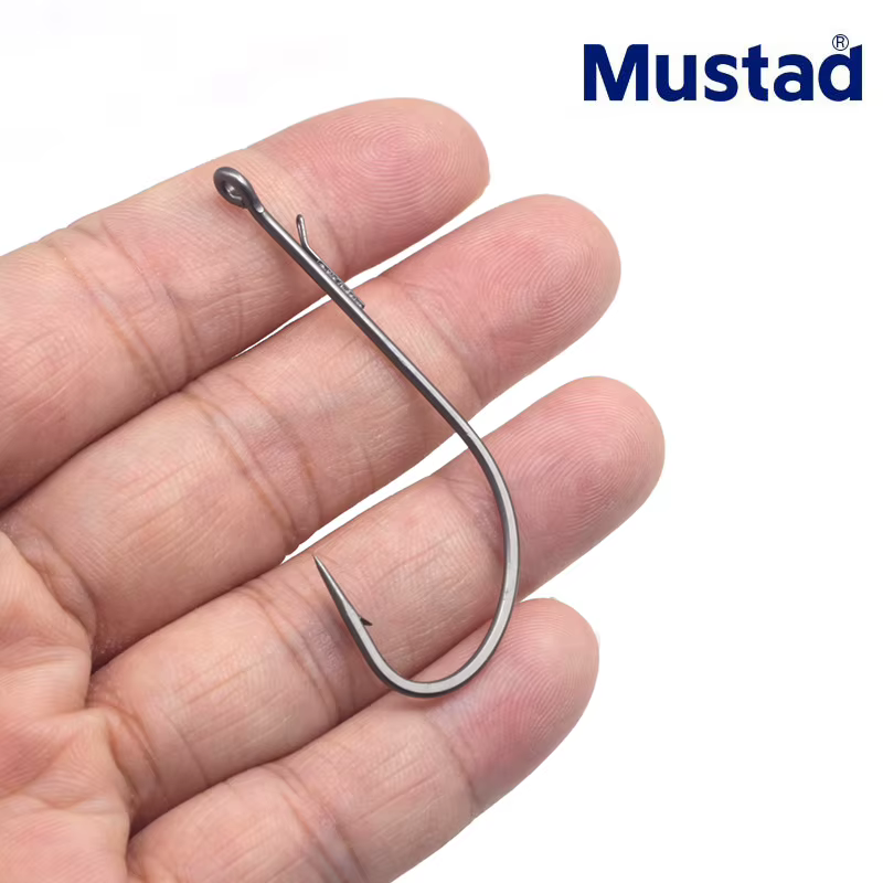 Mustad AG34045-TX anzuelo obstáculo Texas mango recto reforzado - imagen 2